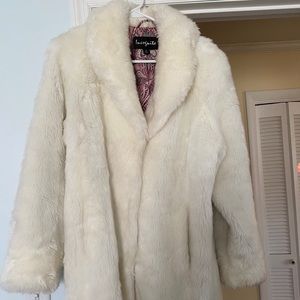 White Faux Fur Ladies Coat / Jacket